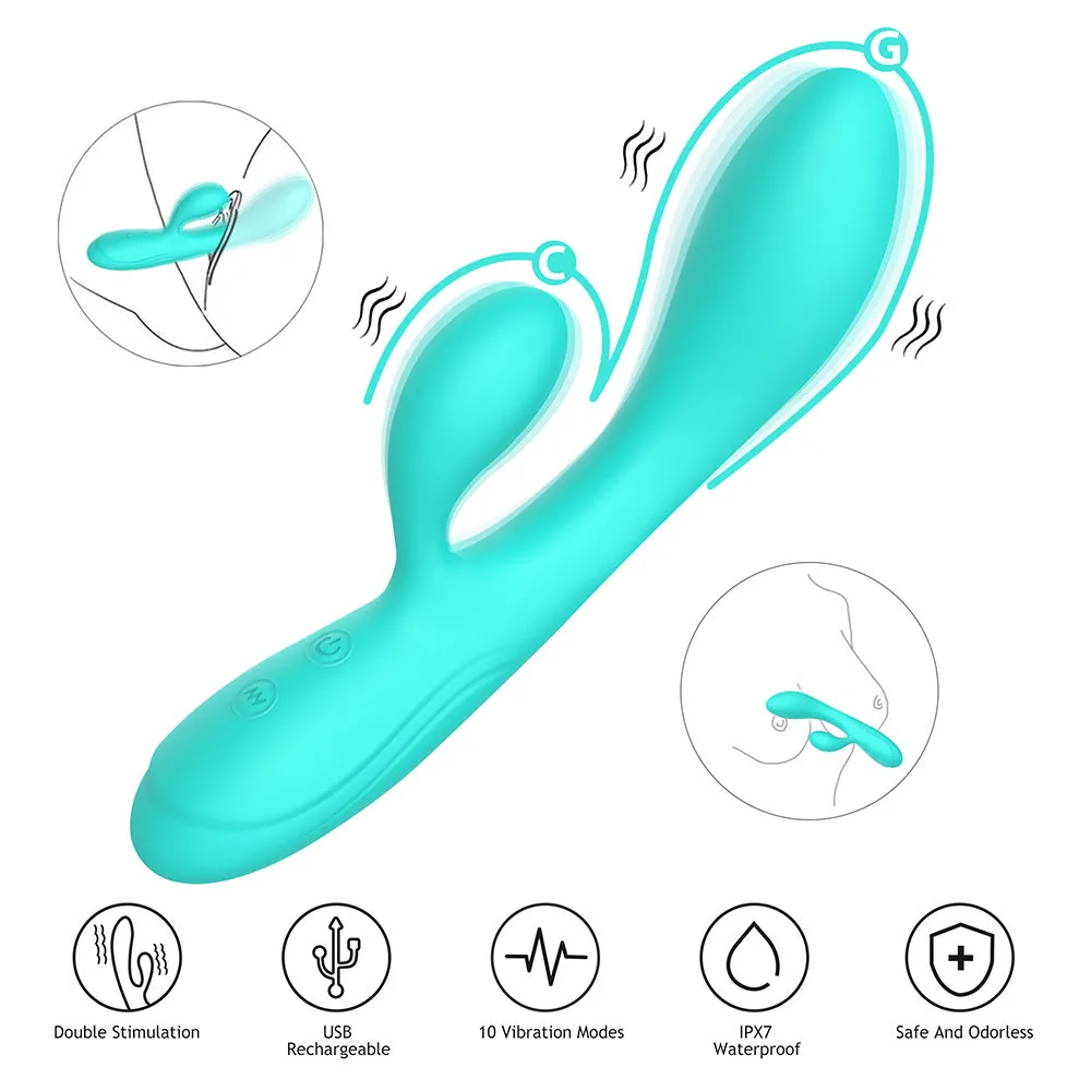Winyi Havana Whisper-Quiet Silicone Rabbit Vibrator