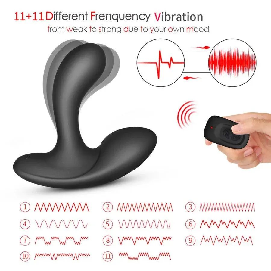 Wireless Dual Motor Vibrating Prostate Massager