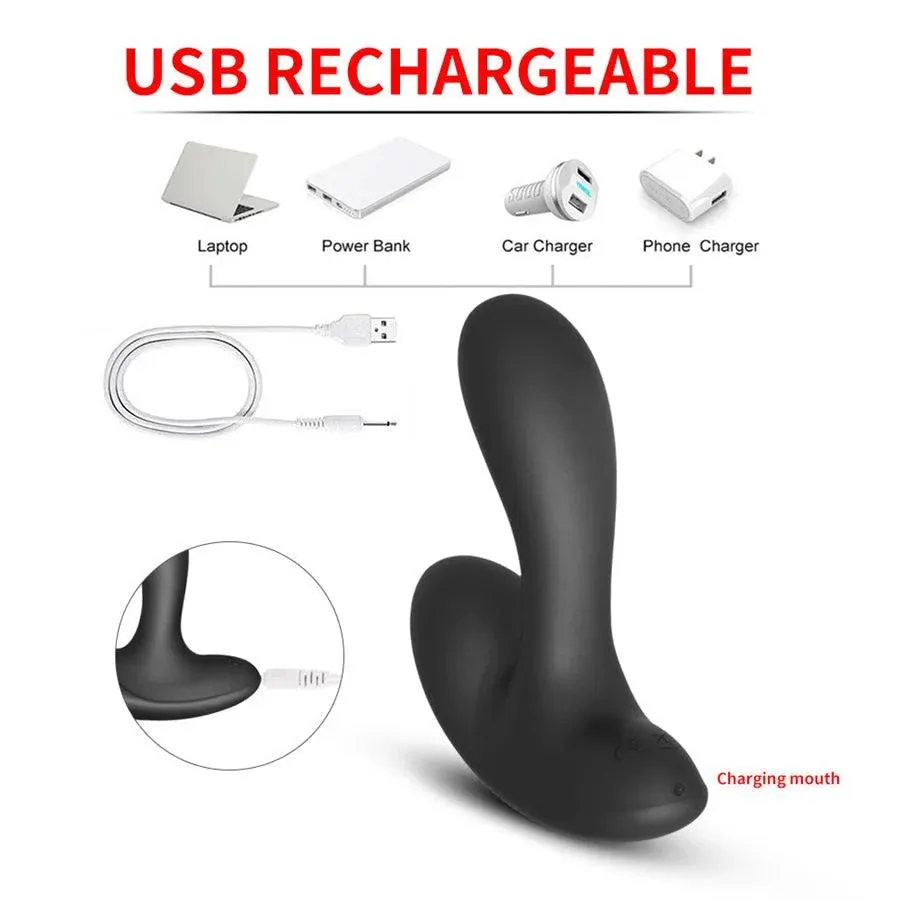 Wireless Dual Motor Vibrating Prostate Massager