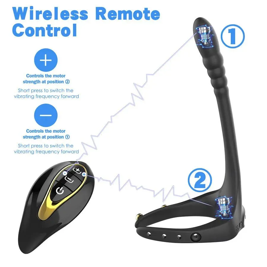 Wireless Remote Control Cock Ring Vibrator