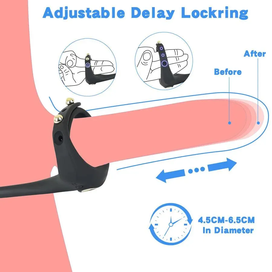 Wireless Remote Control Cock Ring Vibrator