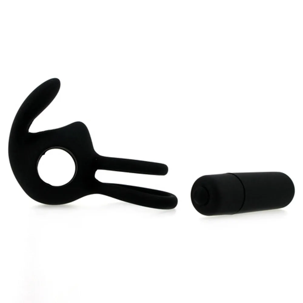 X-Men Oh My God Snug-Fit Vibrating Clitoral Cock & Ball Ring