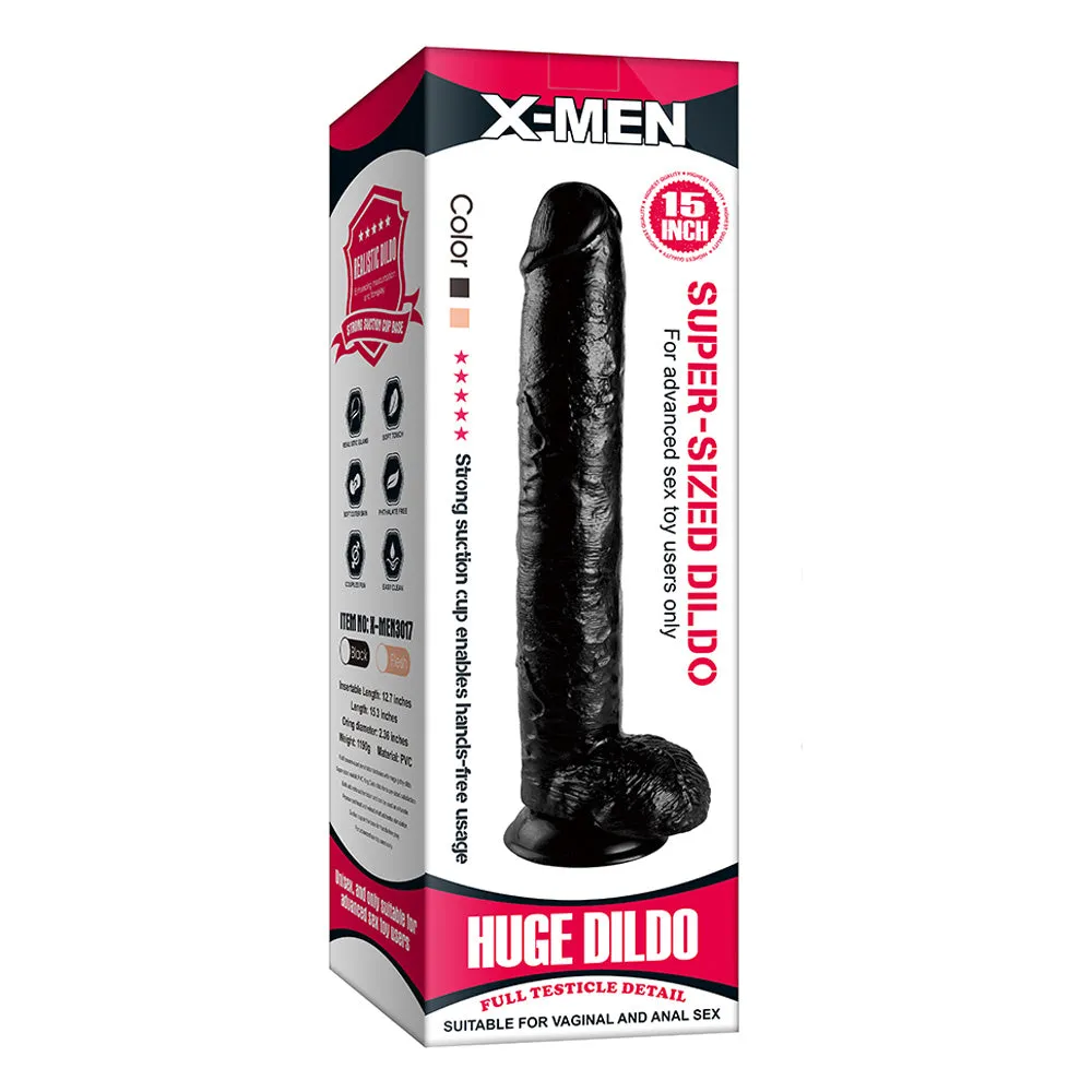 X-Men Super-Sized 15" PVC Dildo With Suction Cup