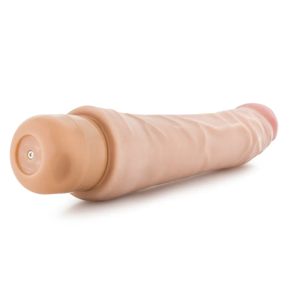 X5  Mambo Vibe Realistic Curved 9" Multispeed Vibrating Dildo