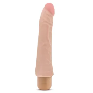 X5  Mambo Vibe Realistic Curved 9" Multispeed Vibrating Dildo