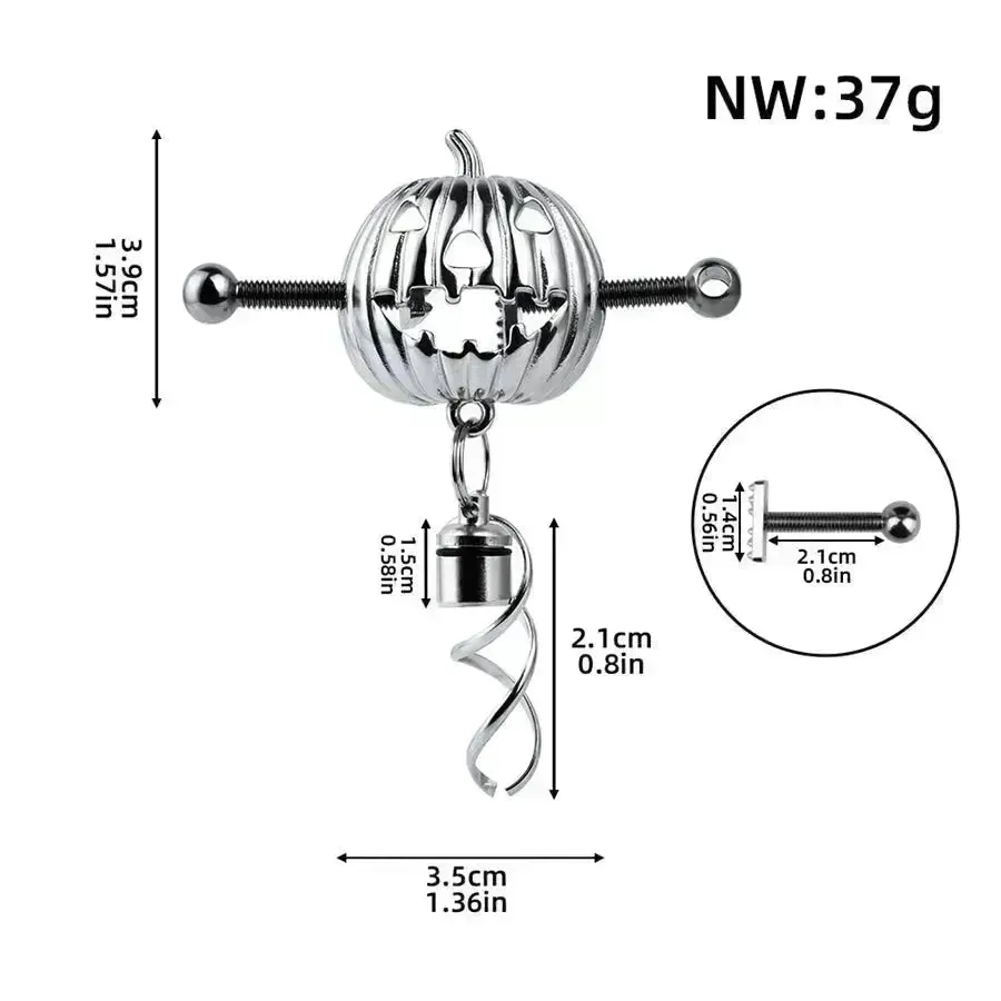 Xinghaoya Pumpkin Luminous Nipple Clamps