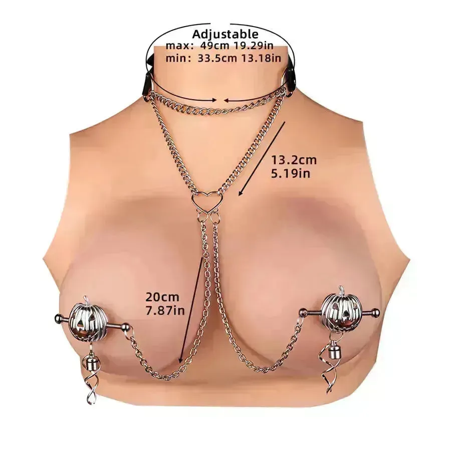 Xinghaoya Pumpkin Luminous Nipple Clamps