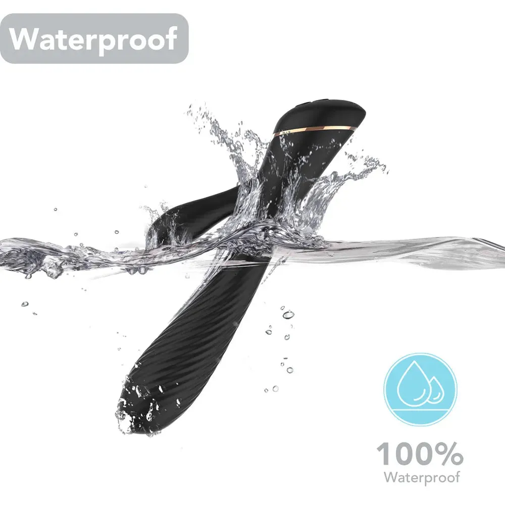 Xinghaoya Silicone Black Rabbit Vibrator