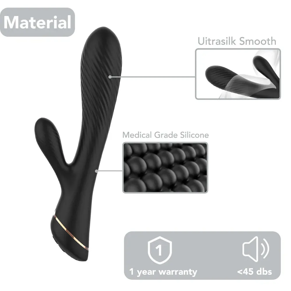 Xinghaoya Silicone Black Rabbit Vibrator