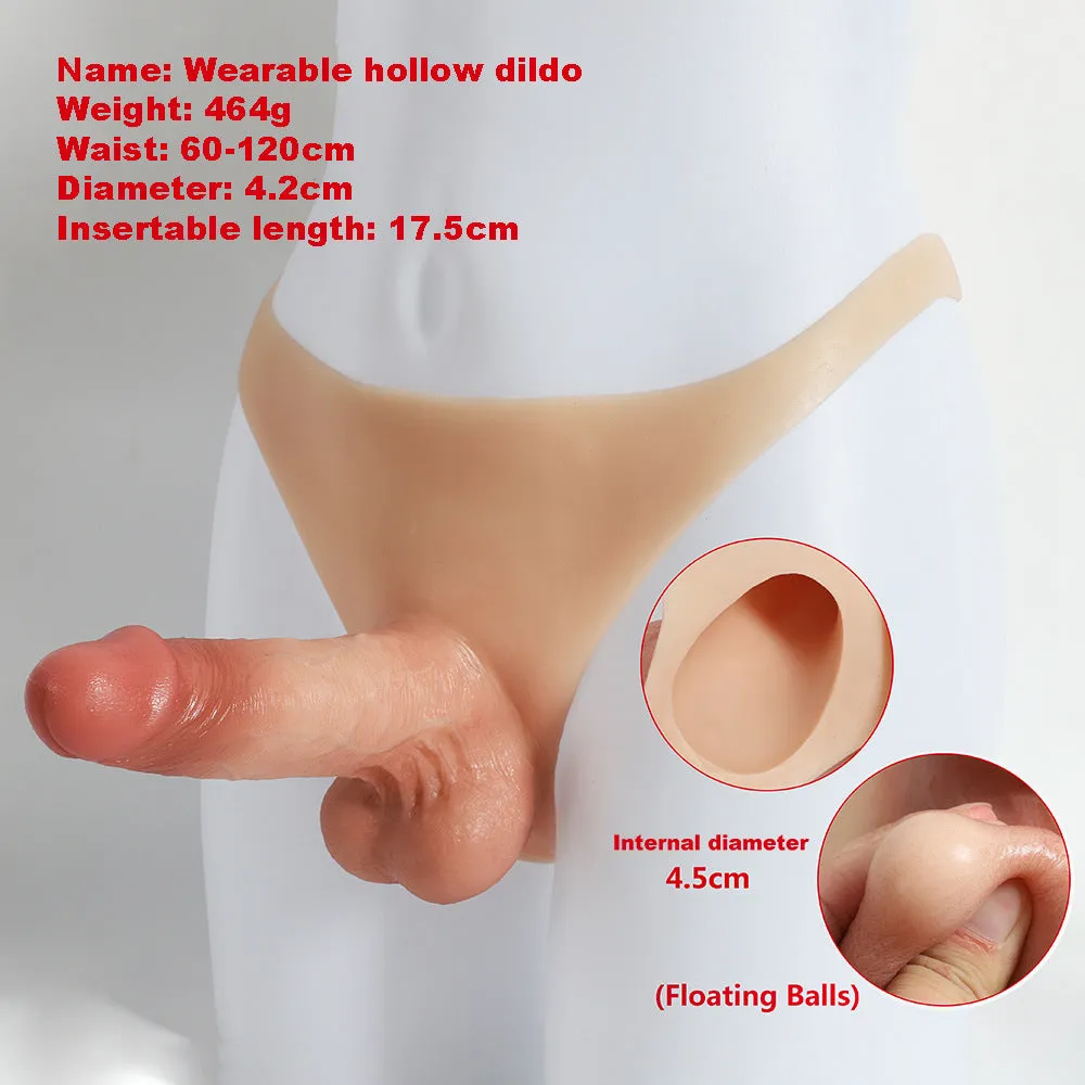 Xinghaoya Silicone Hollow Dildo for Men