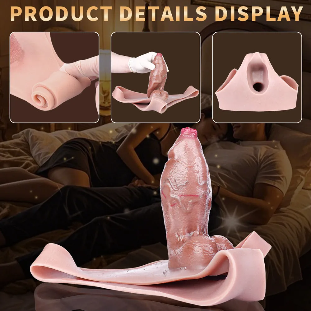 Xinghaoya Silicone Hollow Uncut Dildo