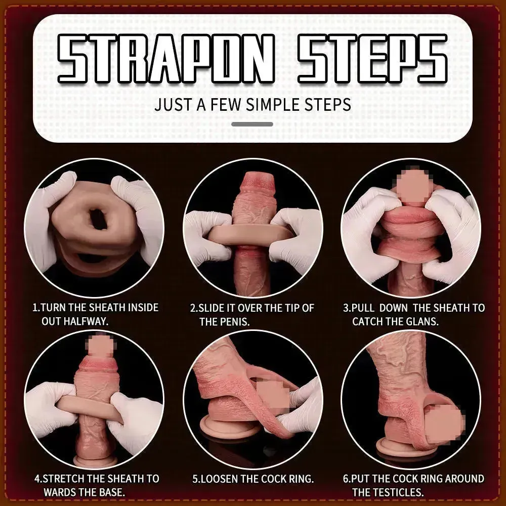 Xinghaoya Silicone Penis Girth Extender