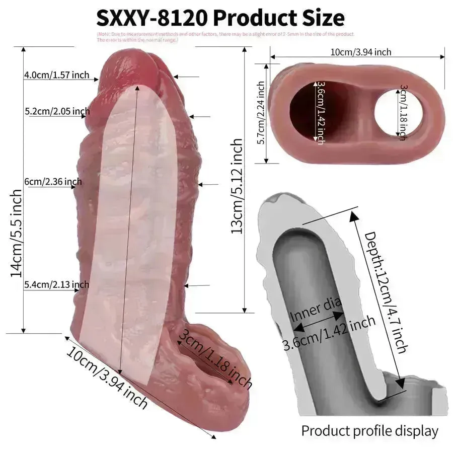 Xinghaoya Silicone Realistic Penis Extension
