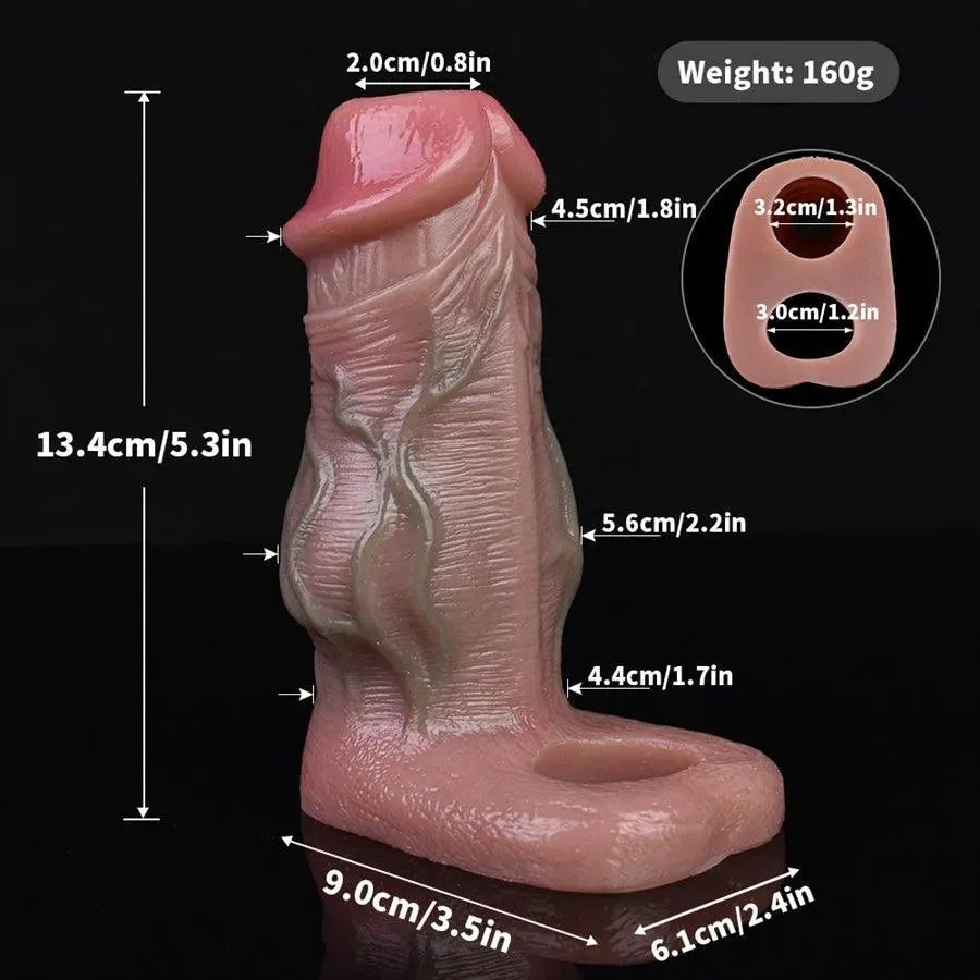 Xinghaoya Silicone Realistic Penis Sleeve